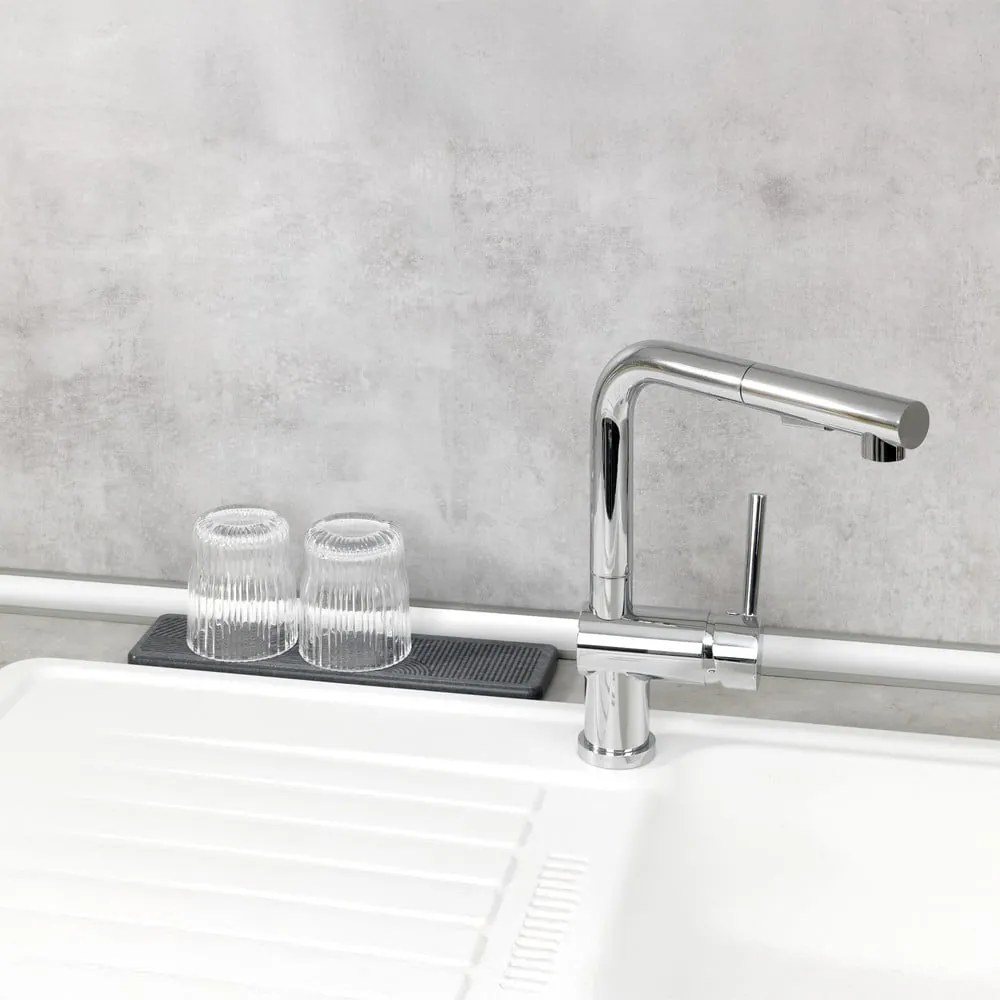 Scurgător de vase gri din diatomit 30x8 cm Damon – Wenko