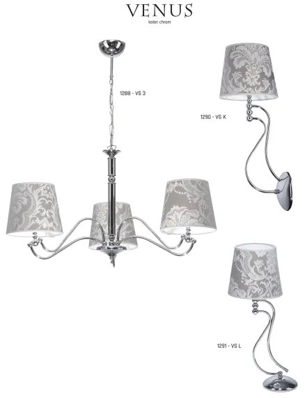 JUPITER 1289-VS5 - Lampa suspendata VENUS 5xE27/60W