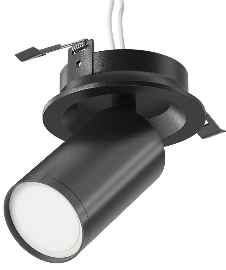 Spot incastrabil design tehnic Focus S negru