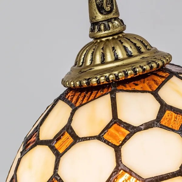 Brilagi - Aplică de perete Tiffany DORAN din vitralii, 1xE27/40W/230V