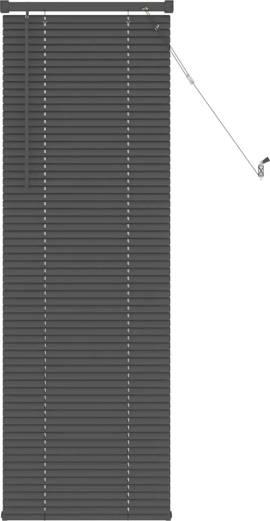 vidaXL Jaluzea venetiană Manual Ajustabil Gri argintie 150 x 40 cm PVC