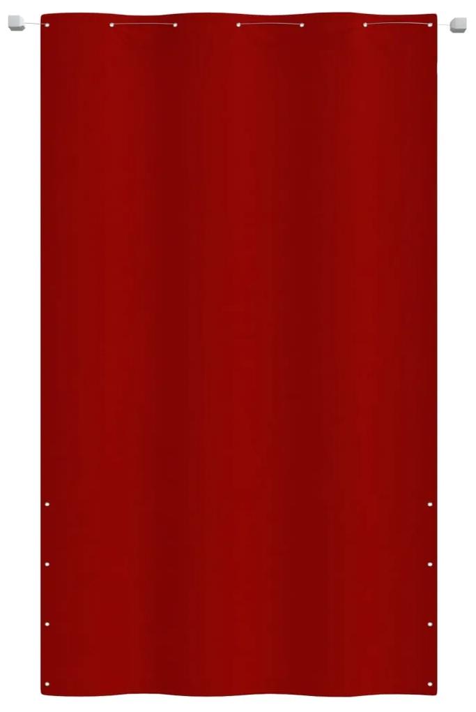 Paravan de balcon, rosu, 140 x 240 cm, tesatura oxford Rosu, 140 x 240 cm