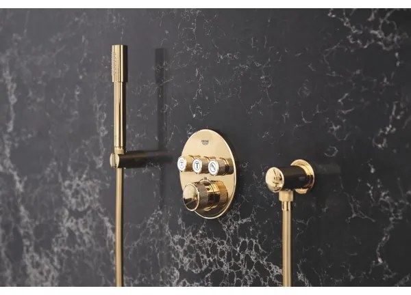 GROHE 27074GL0 - Suport de perete pentru duș RAINSHOWER, finisaj auriu