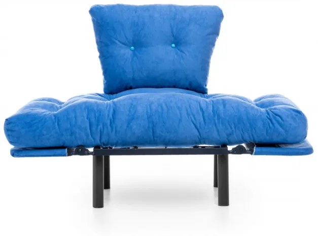 Fotoliu Extensibil Nitta Single, Albastru