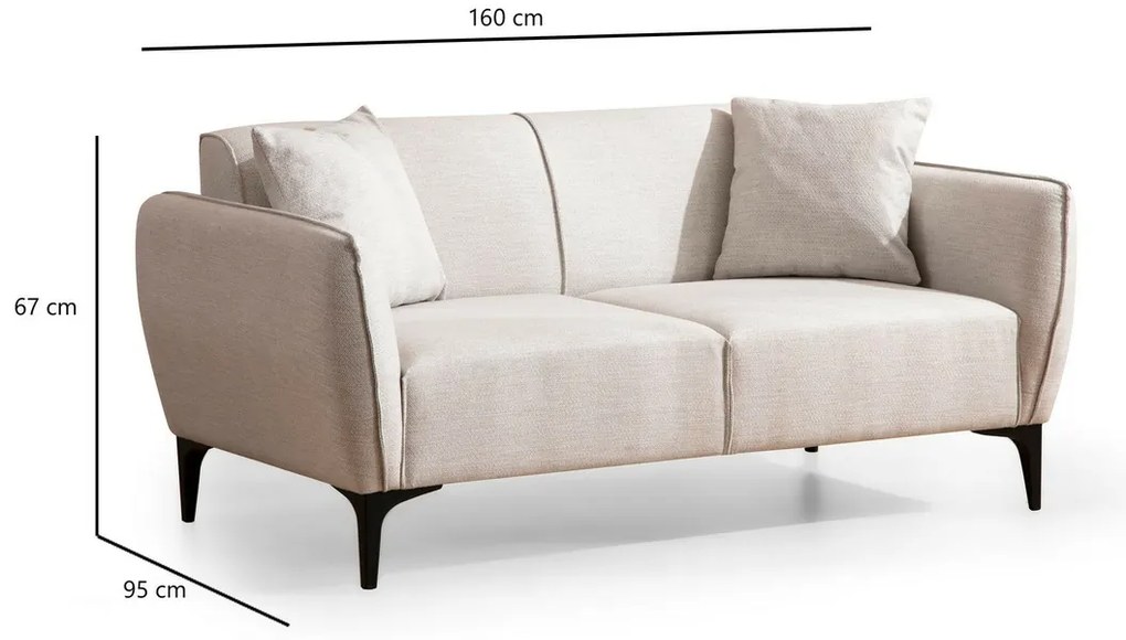 Canapea Belissimo Off White