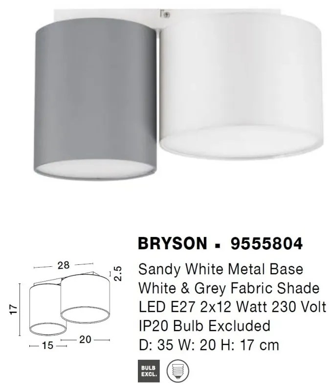 Plafoniera design modern BRYSON