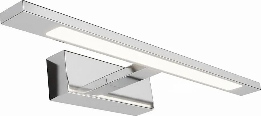 Aplica LED pentru oglindă de baie KLIMT, 8W, 230V, 3000/4000/6000K, 40 cm, IP44, crom lucios