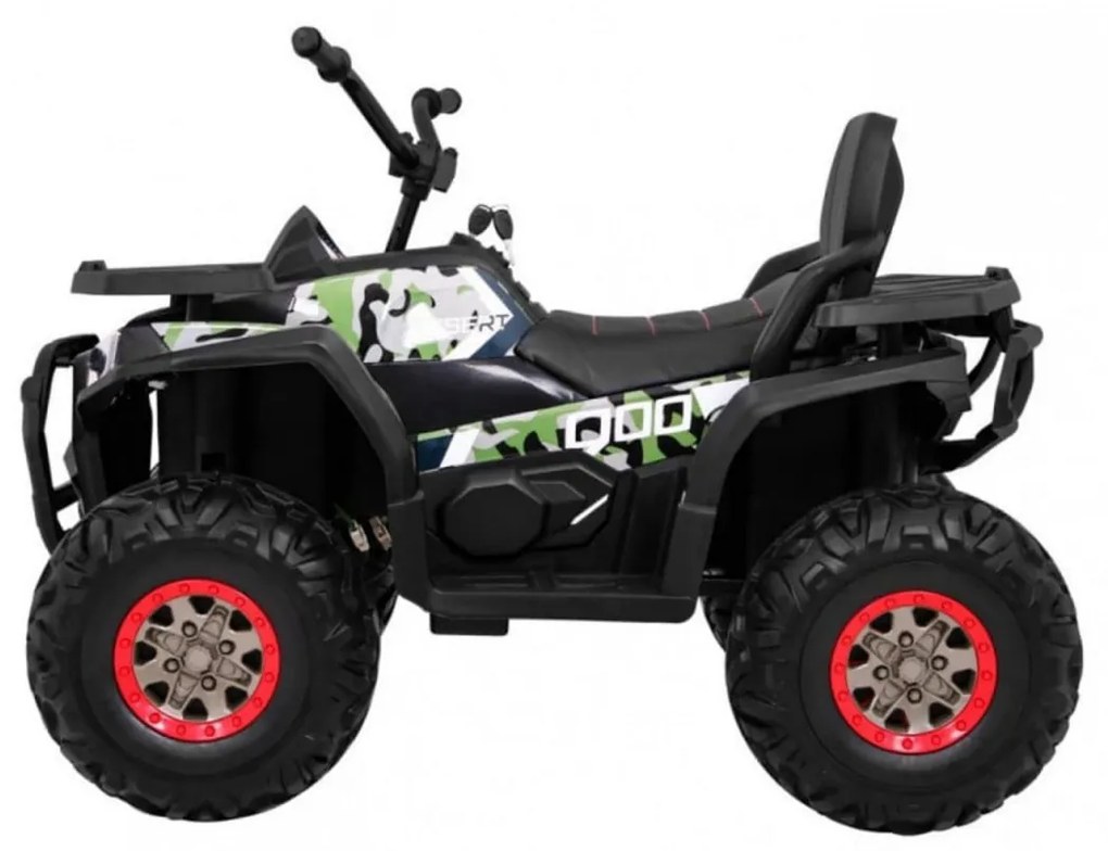 ATV Electric cu acumulator pentru copii NOVOKIDS™ Desert Rider , Cu faruri luminoase, Roti din Cauciuc EVA, 3-12 ani , max 50 kg , 2 Baterii de 12V,