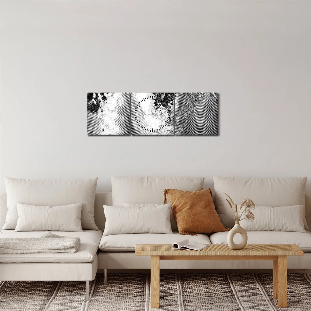 Tablou - Eclozare (cu ceas) (90x30 cm)