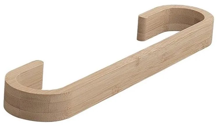 Suport de perete pentru prosoape Gedy HIMALAYA 7x30 cm bambus/bej