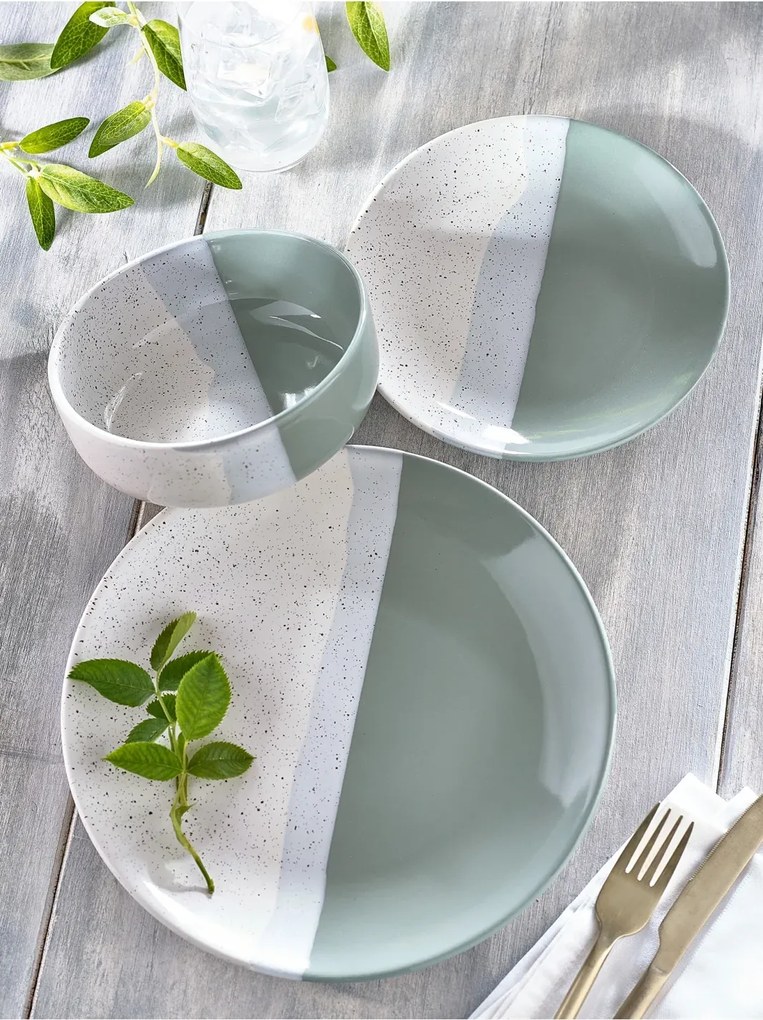 Bol Ceramica Artizan (Verde) Diametru 16 cm 450 ml