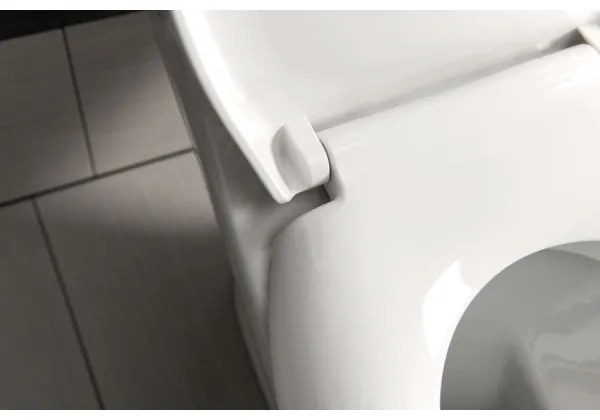 Colac de toaletă Aqualine SOFIA SoftClose alb