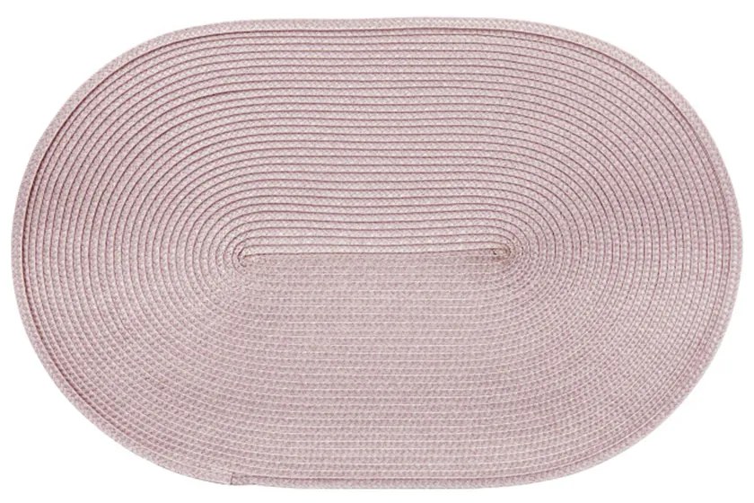 Suport farfurii, 30x45 cm, oval, roz sweet