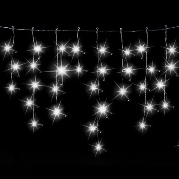 Aigostar - LED ghirlandă de Crăciun pentru exterior 200xLED 8x0,6m IP44 alb rece
