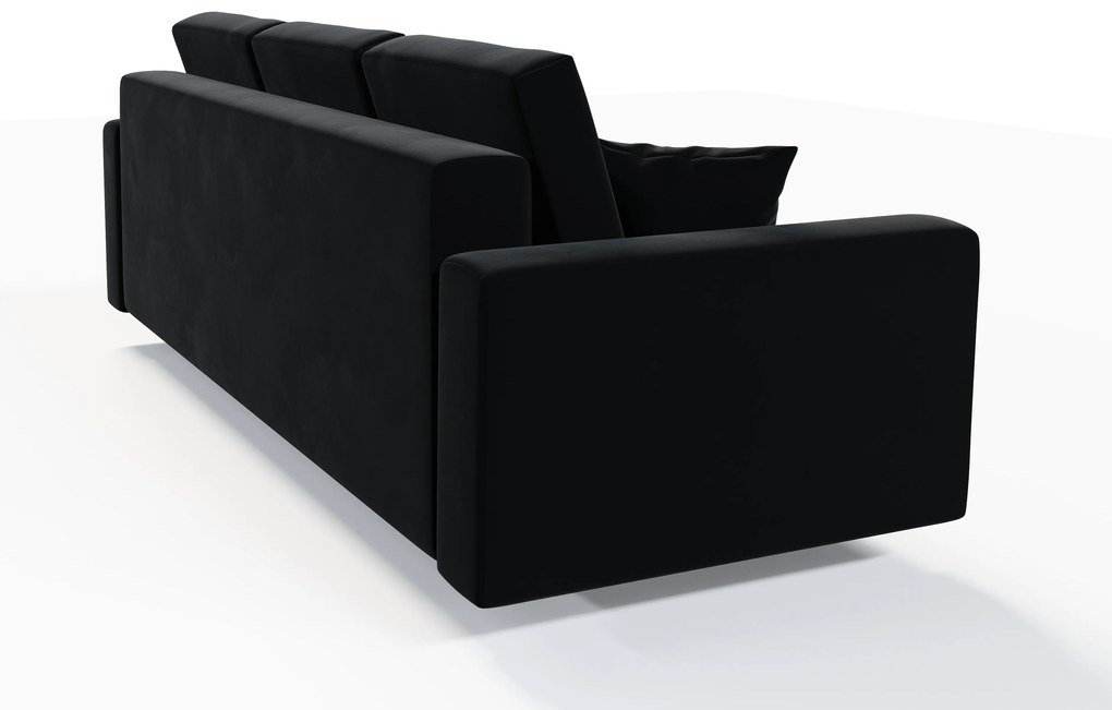 Canapea extensibilă Kineton (negru). 1007749