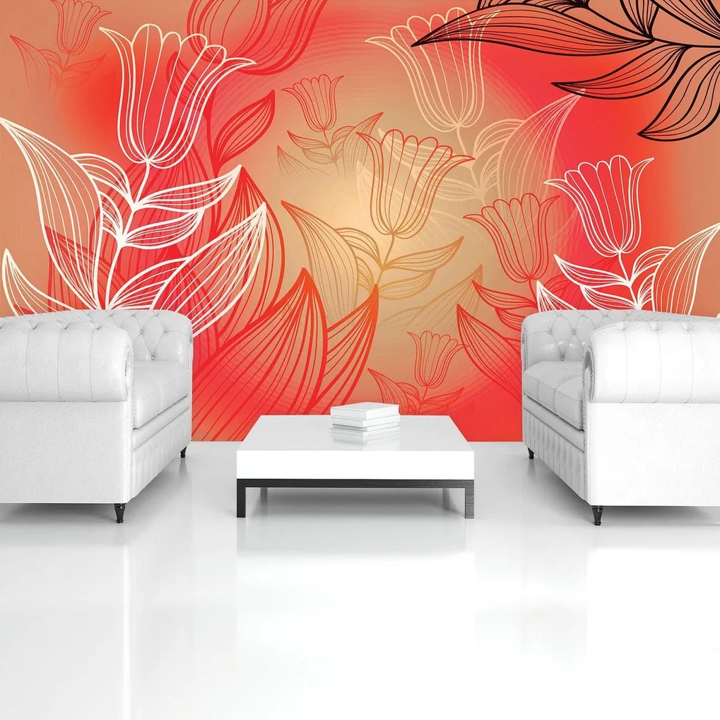 Fototapet - Flori (254x184 cm)