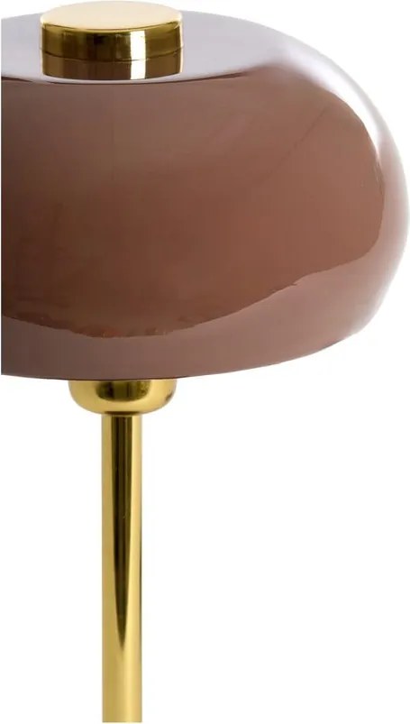 Veioză maro cu abajur din metal (înălțime 34 cm) Surin – Light &amp; Living