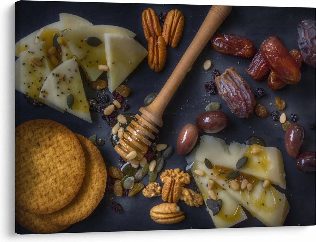 Tablou cu cu fructe uscate (70x50 cm)