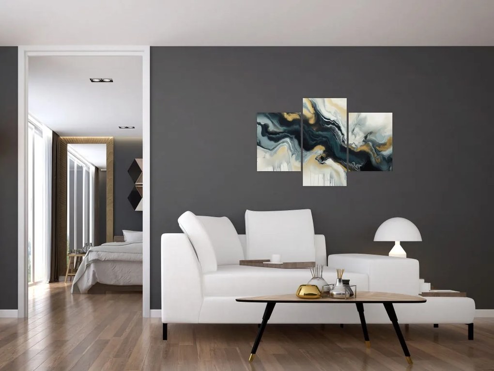 Tablou - Desen marmorat (90x60 cm)