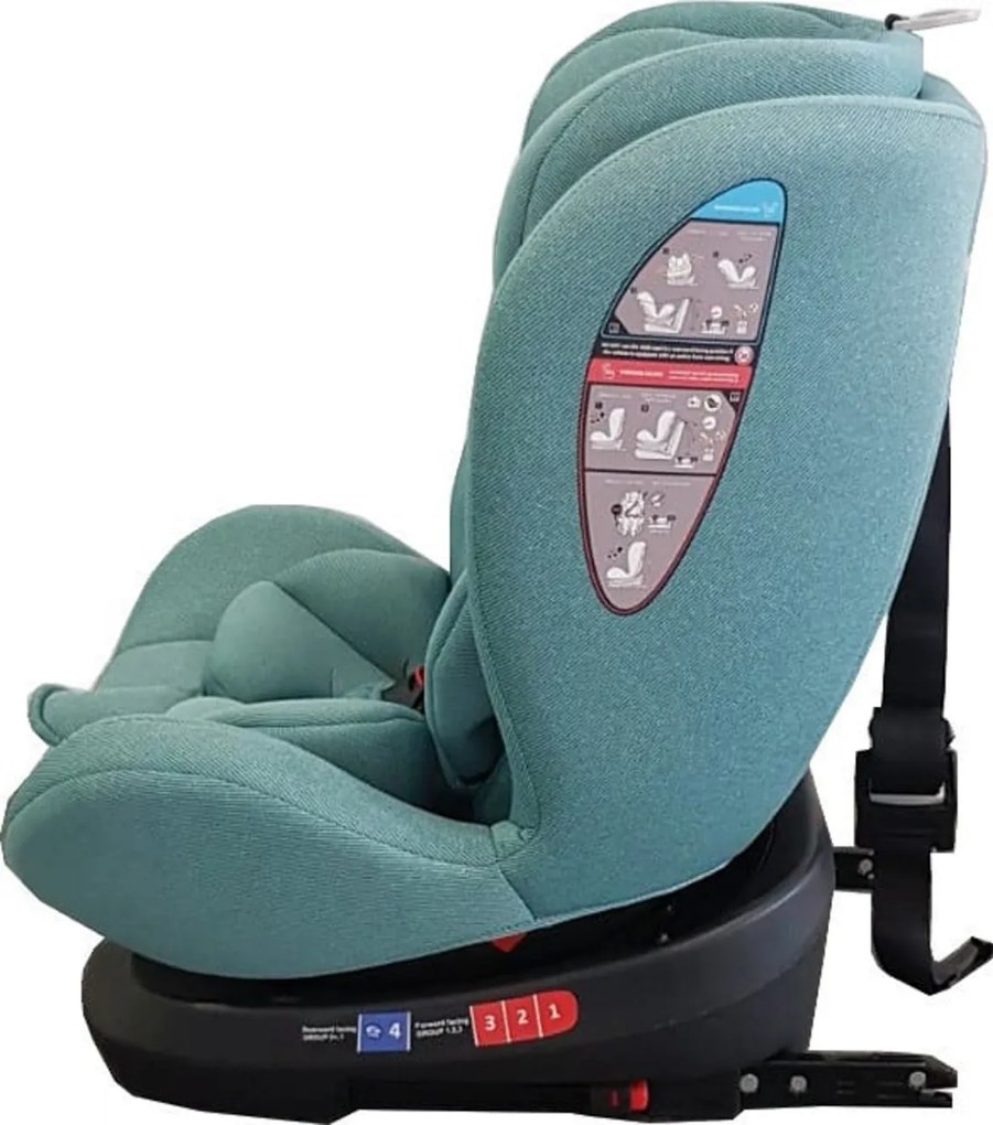 Scaun Auto cu Isofix Baby Care™ Motion Seat, Rotatie 360°, 0-36 kg, Tetiera reglabila, Transformabil in scoica auto, Omologare R-129 i-Size, Centura