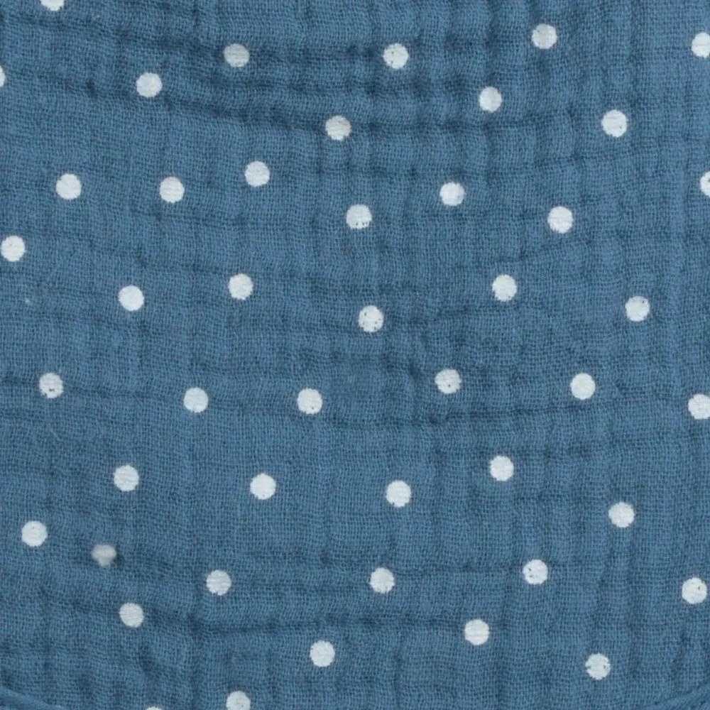 Pătură pentru copii albastră din muselină 75x75 cm – Bébé Douceur