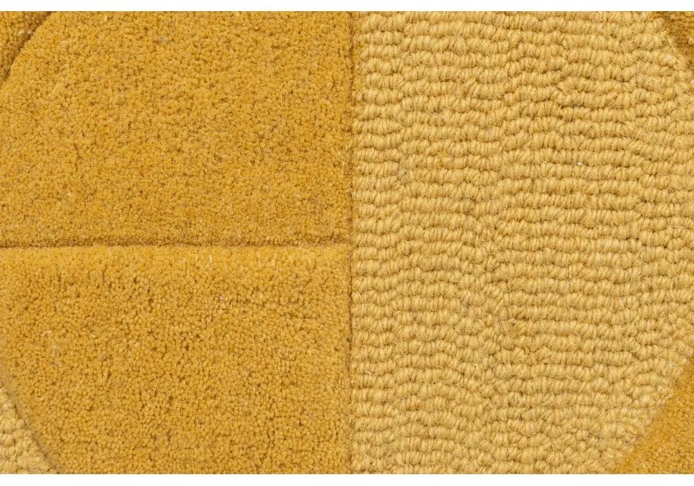 Covor din lână Flair Rugs Gigi, 160x230 cm, galben