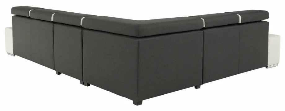 Colţar universal, gri/alb, 2+3, MARBELA LUX