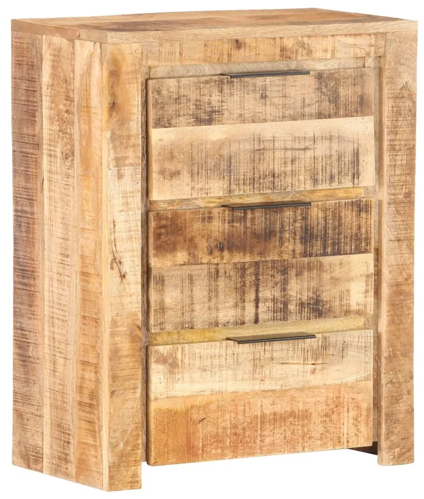 320215 vidaXL Servantă, 59 x 33 x 75 cm, lemn de mango nefinisat