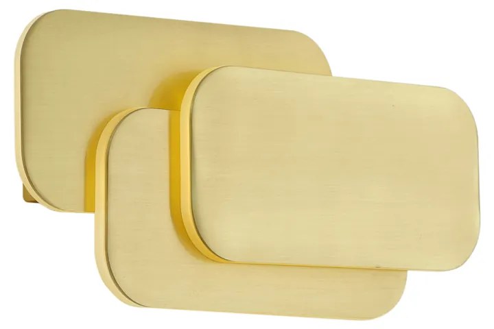 Lampă de perete modernă alamă incl. LED cu 3 trepte de intensitate luminoasă - Dias