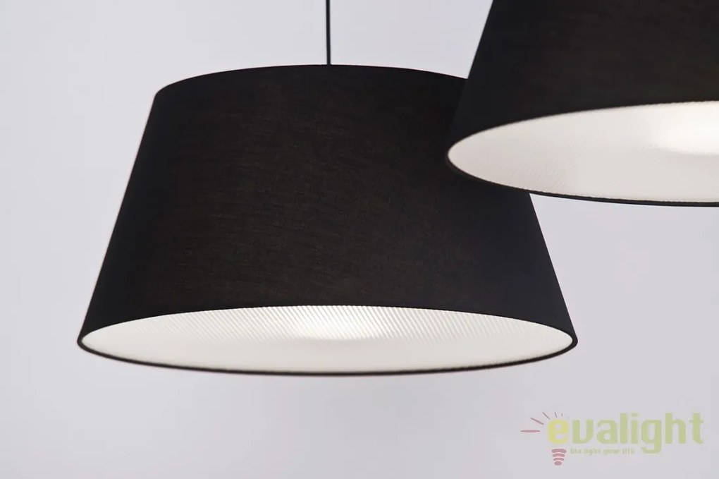 Lustra cu 2 pendule directionabile NATALIA 2S BK