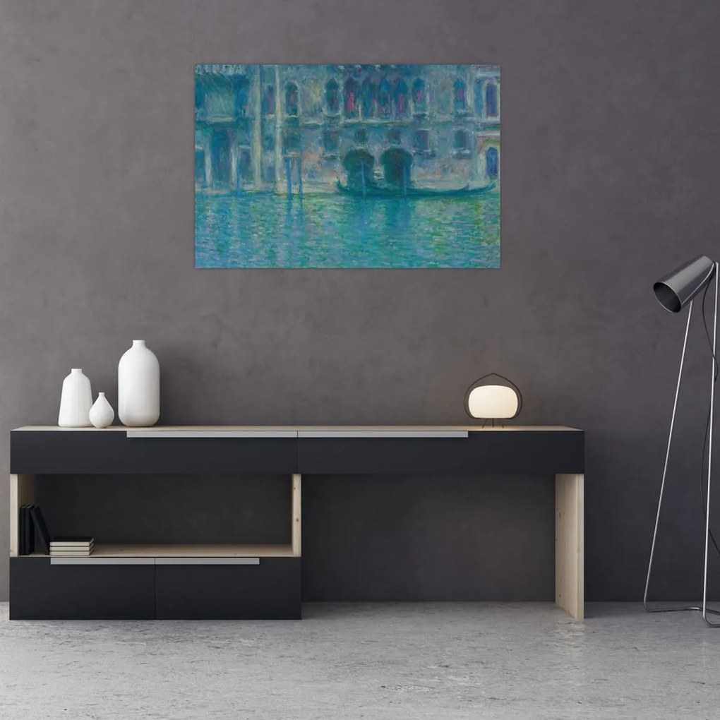 Tablou - Claude Monet, Palazzo da Mula, Venice, reproducere (90x60 cm)
