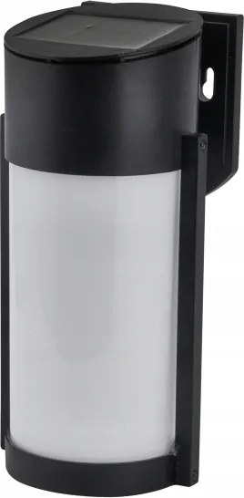 LED Lampă de perete solară LED/3,7V 300 mAh IP44 neagră