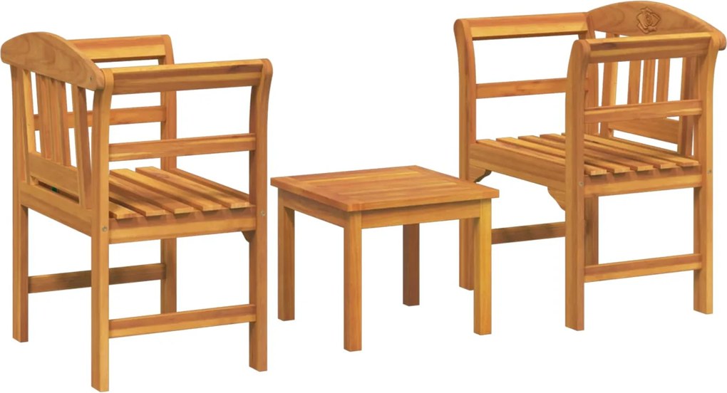 vidaXL Set de lounge cu trandafir de grădină 3 pcs