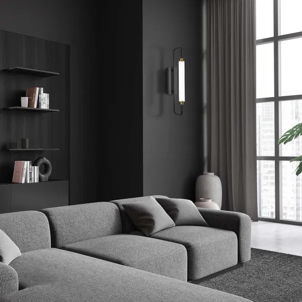 Aplică de perete LED FELICJA LED/10W/230V 4000K neagră