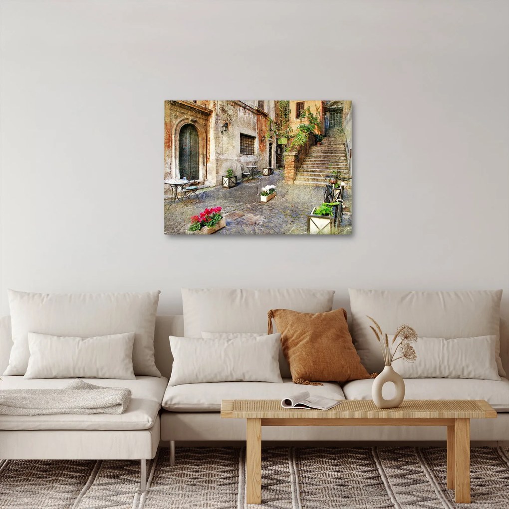 Tablou - Străzile vechi din Roma (70x50 cm)