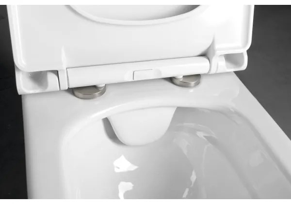 Bruckner - WC suspendat Rimless WALTER ceramică/culoare albă