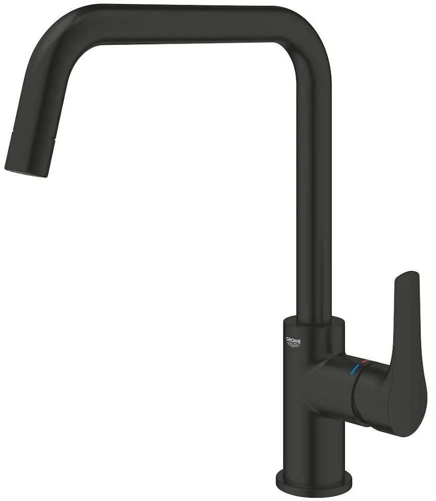Grohe Eurosmart Baterie bucatarie monocomanda inalta, negru mat