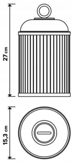 Lampă LED dimabilă de exterior CANARI LED/2W/5V IP44