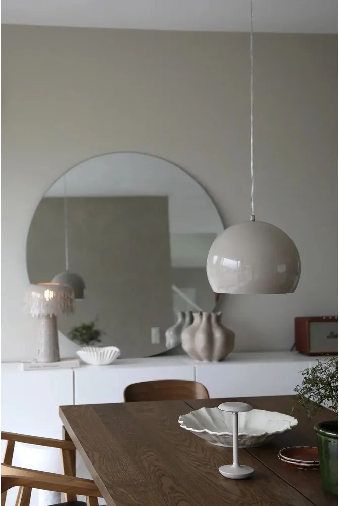 Lustră grej cu abajur din metal ø 28 cm Pop – Markslöjd