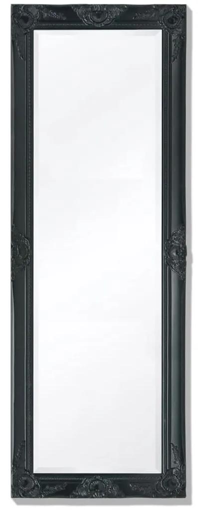 vidaXL Oglindă verticală in stil baroc 140 x 50 cm negru