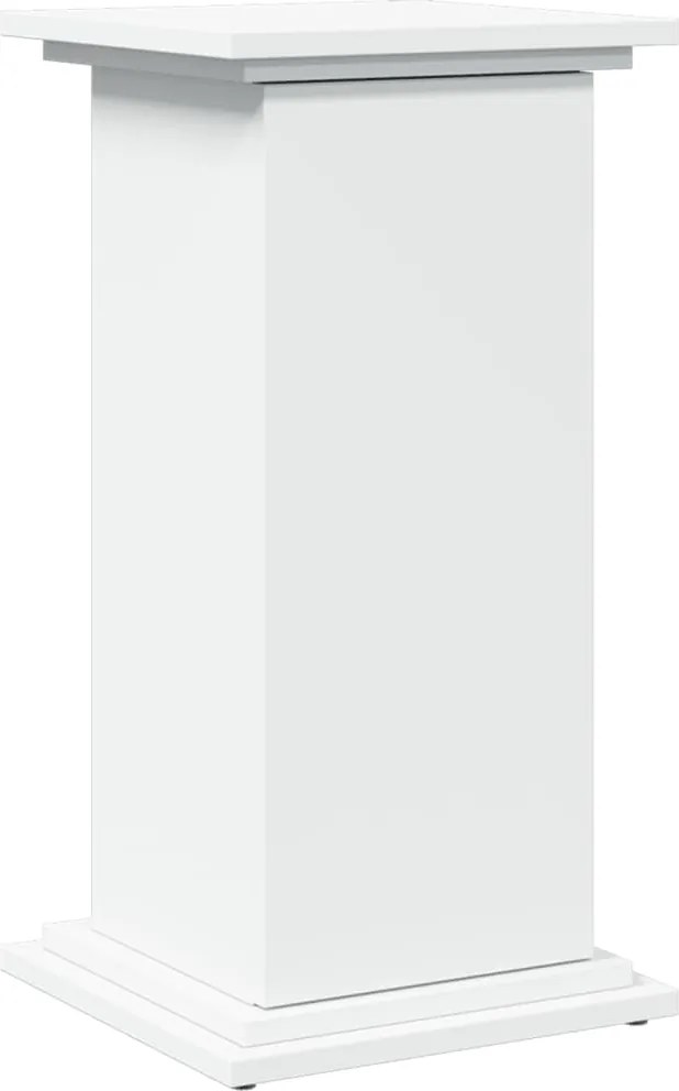 vidaXL Suport prezentare cu depozitare alb 31x30x60 cm lemn prelucrat