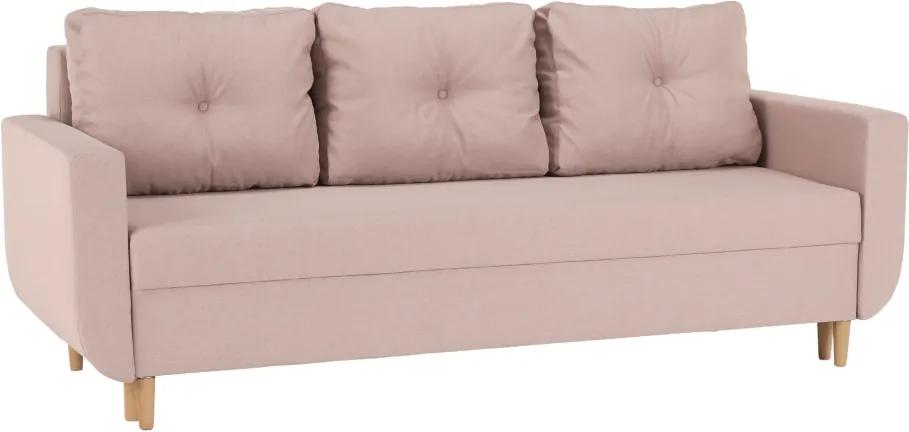 Canapea extensibilă, roz învechit, DOREL