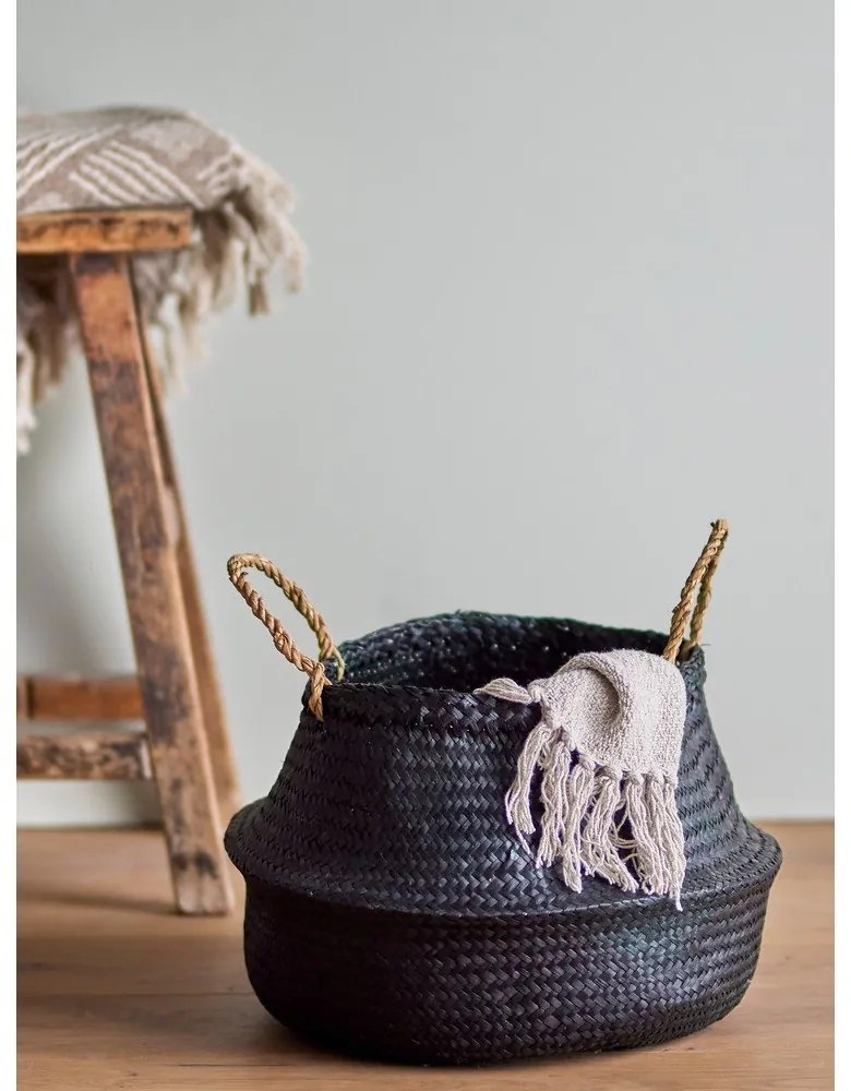 Coș de depozitare din iarbă-de-mare ø 35x39 cm Floria – Bloomingville