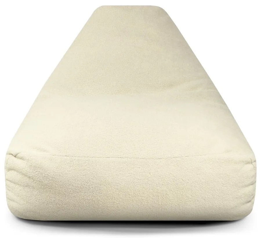 Fotoliu bean bag maro cu tapițerie din țesătură bouclé Snug 100 – SLOWDOWN