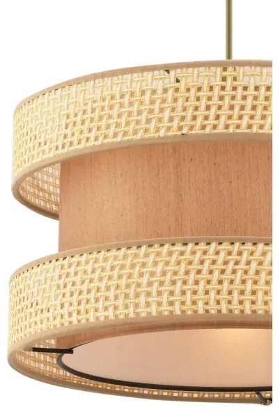 Lustră pe cablu HALO 1xE27/60W/230V maro/bej