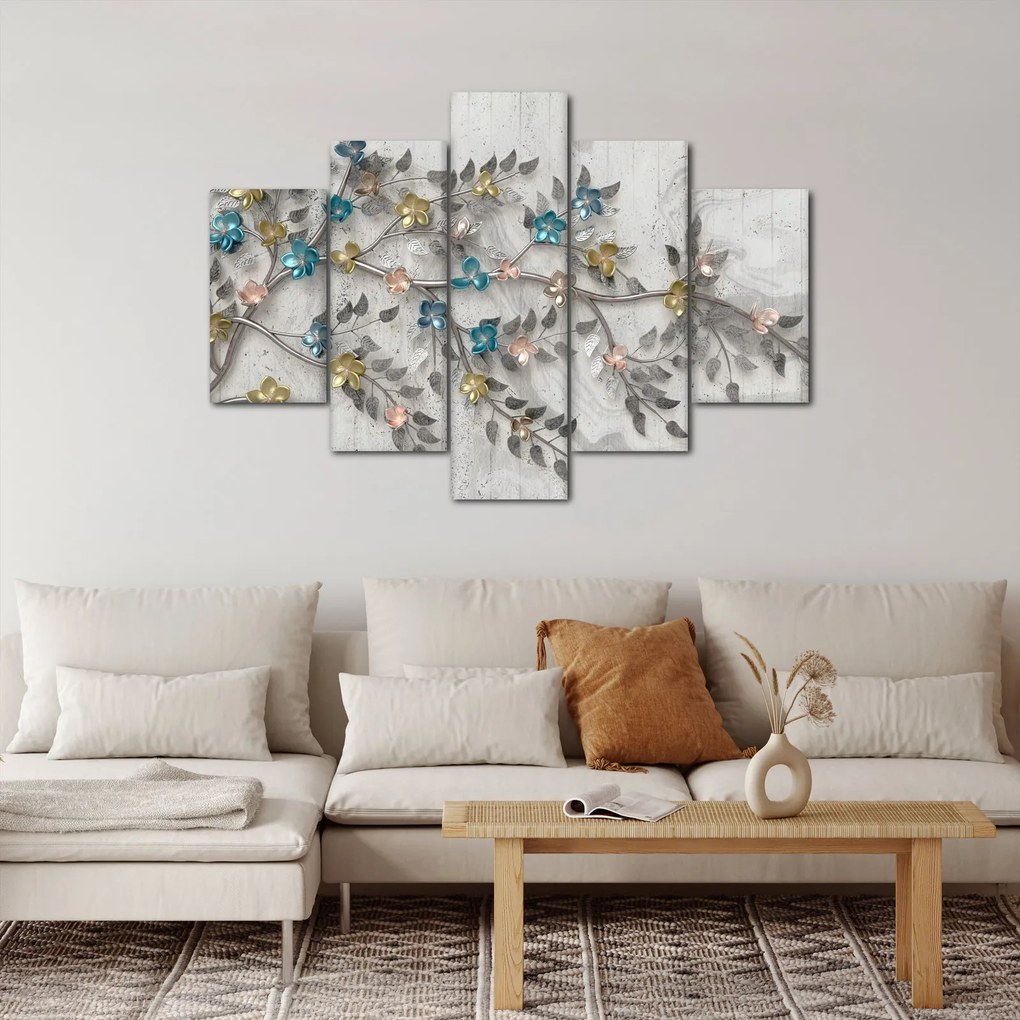 Tablou - Pe creangă - abstract (150x105 cm)