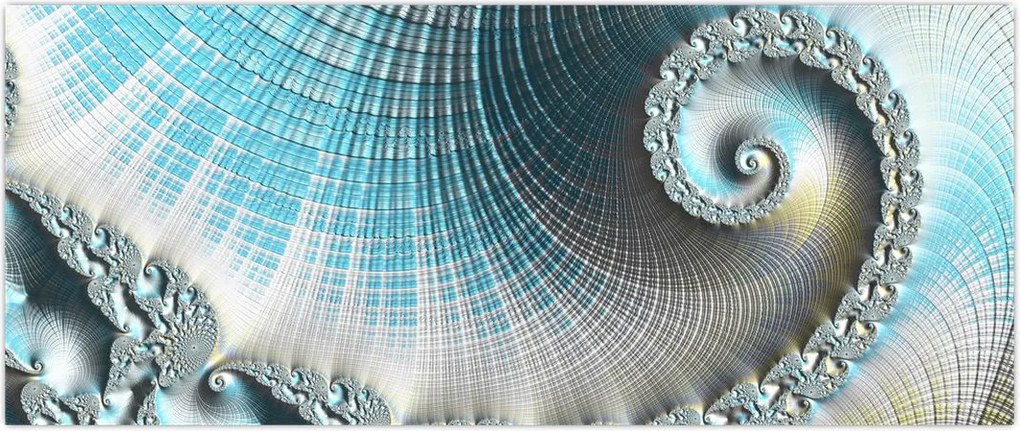 Tablou - Spirale texturate (120x50 cm)