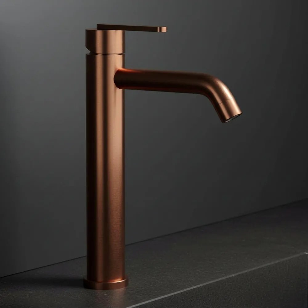 Baterie lavoar inalta Rea Ontario cupru periat