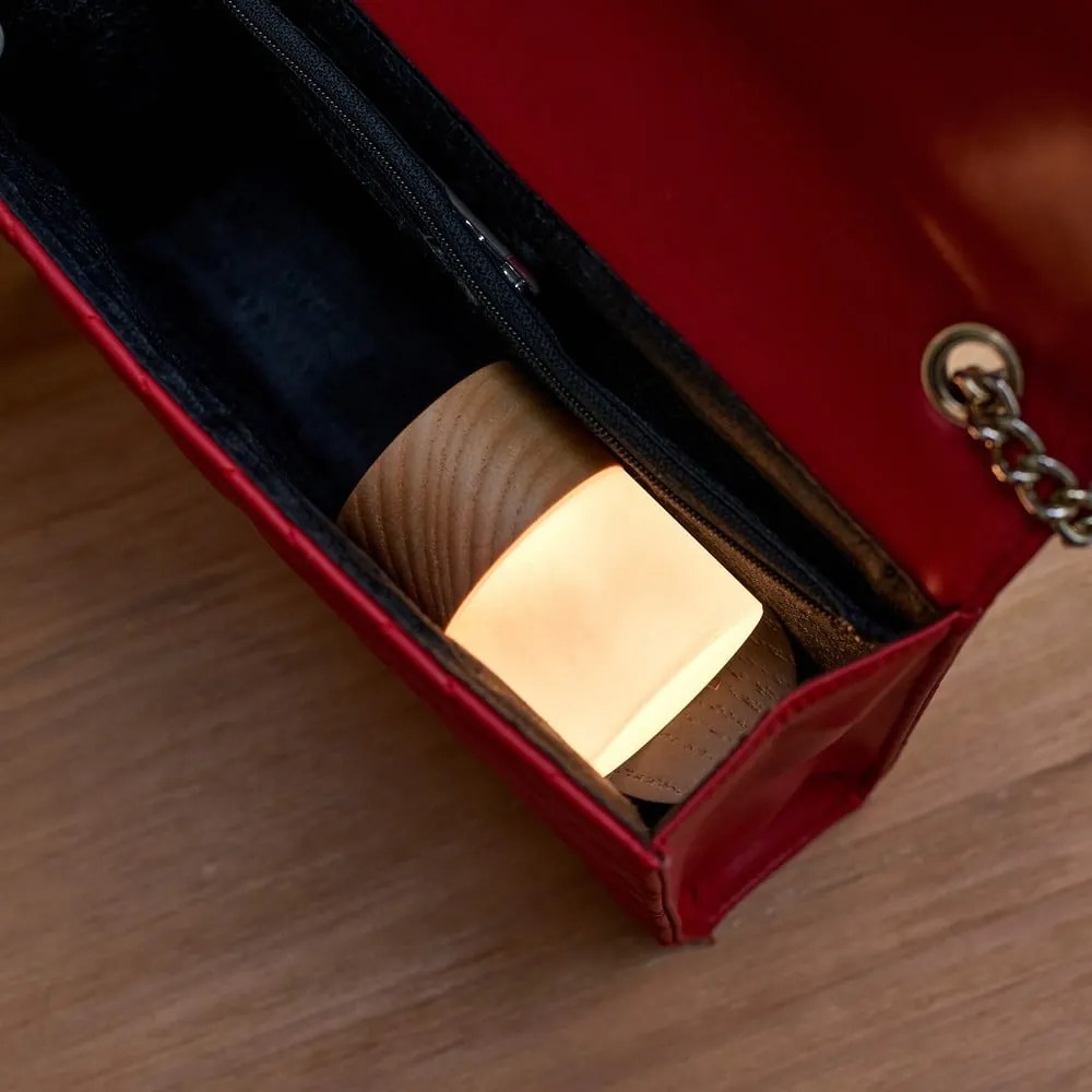 Decorațiune luminoasă în culoare naturală cu USB ø 4,5 cm Lemelia – Gingko