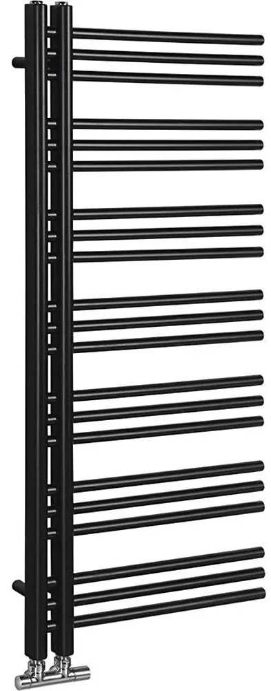 Sapho - Radiator pentru baie DORLION 400W/230V 50x120 cm negru mat